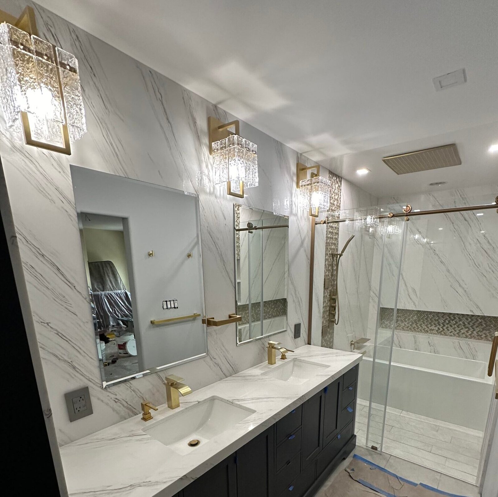 Custom bathroom remodeling